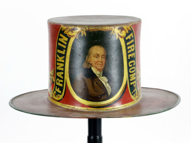 Gavels 'n' Paddles: 1700s fireman’s parade hat, $18,000, Kaminski Auctions