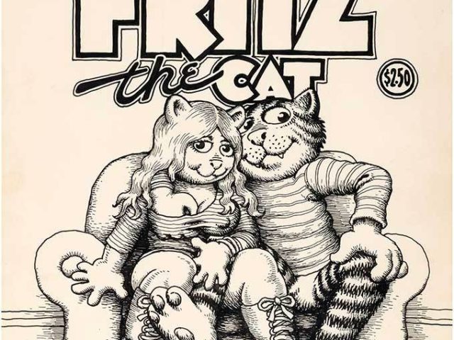 Gavels 'n' Paddles: Fritz the Cat comic cover art, $717,000, Heritage Auctions