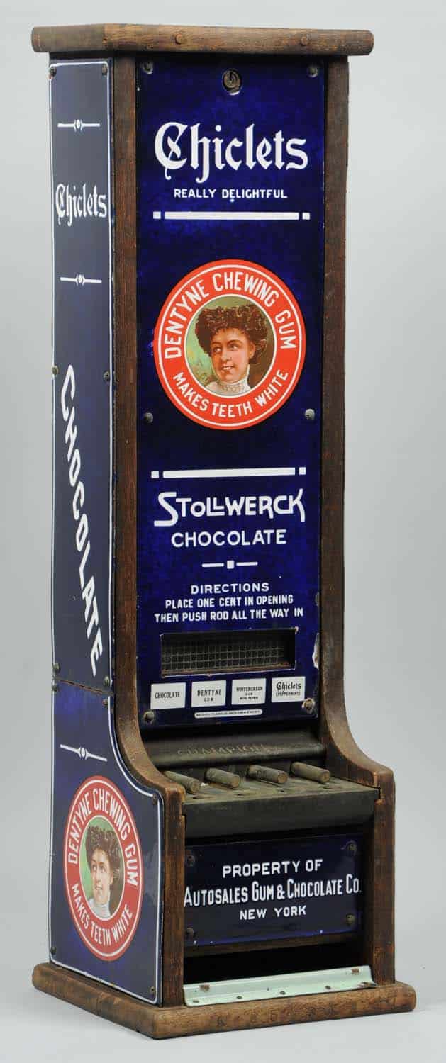 Antique vending machine, $28,200, Morphy's Auctions