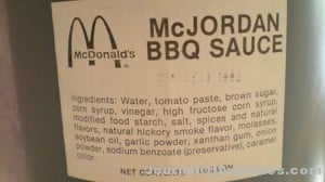 Ken's Korner: McJordan BBQ sauce sells on eBay for $10K