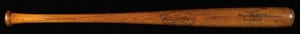 Ruth autographed bat, $253,000, Hunt Auctions