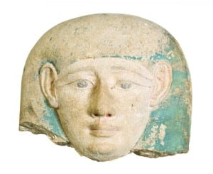 Carved limestone fragment, $57,500, Leslie Hindman