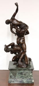 Jean de Bologna bronze, $82,950, Clars Auction