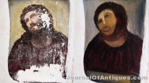 Ken’s Korner: Botched restoration lady sells art on eBay