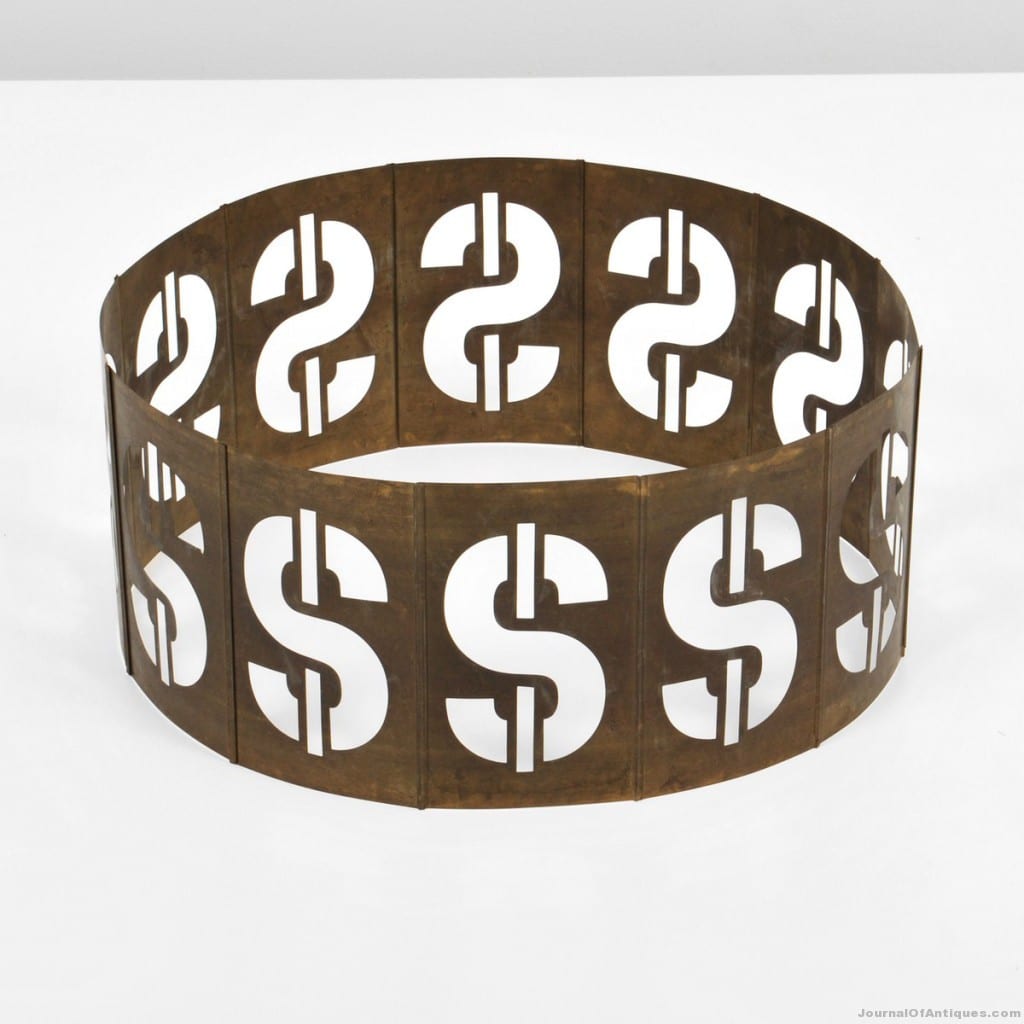 1981 Andy Warhol sculpture, $52,000, Palm Beach Modern