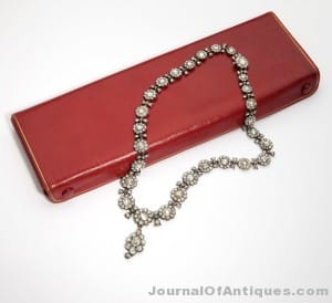 Diamond necklace, $54,000, John Moran