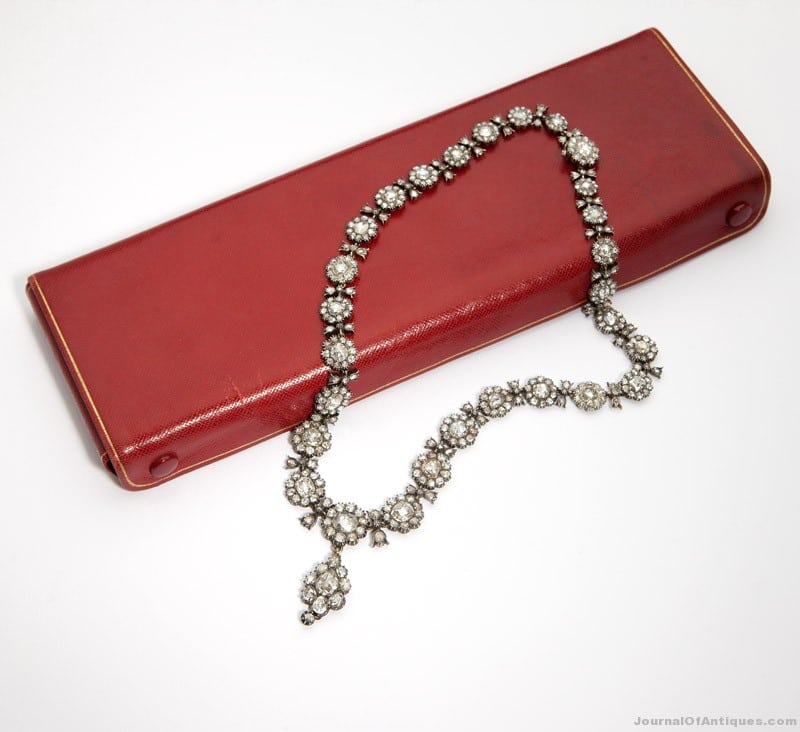 Diamond necklace, $54,000, John Moran