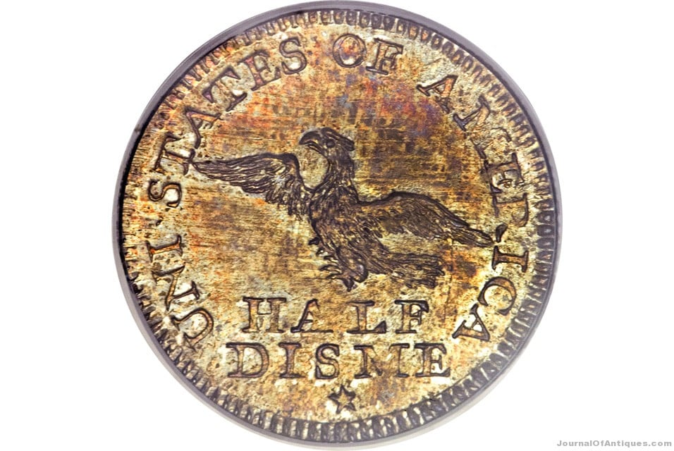 Historic 1792 half disme, $1.41 million, Heritage