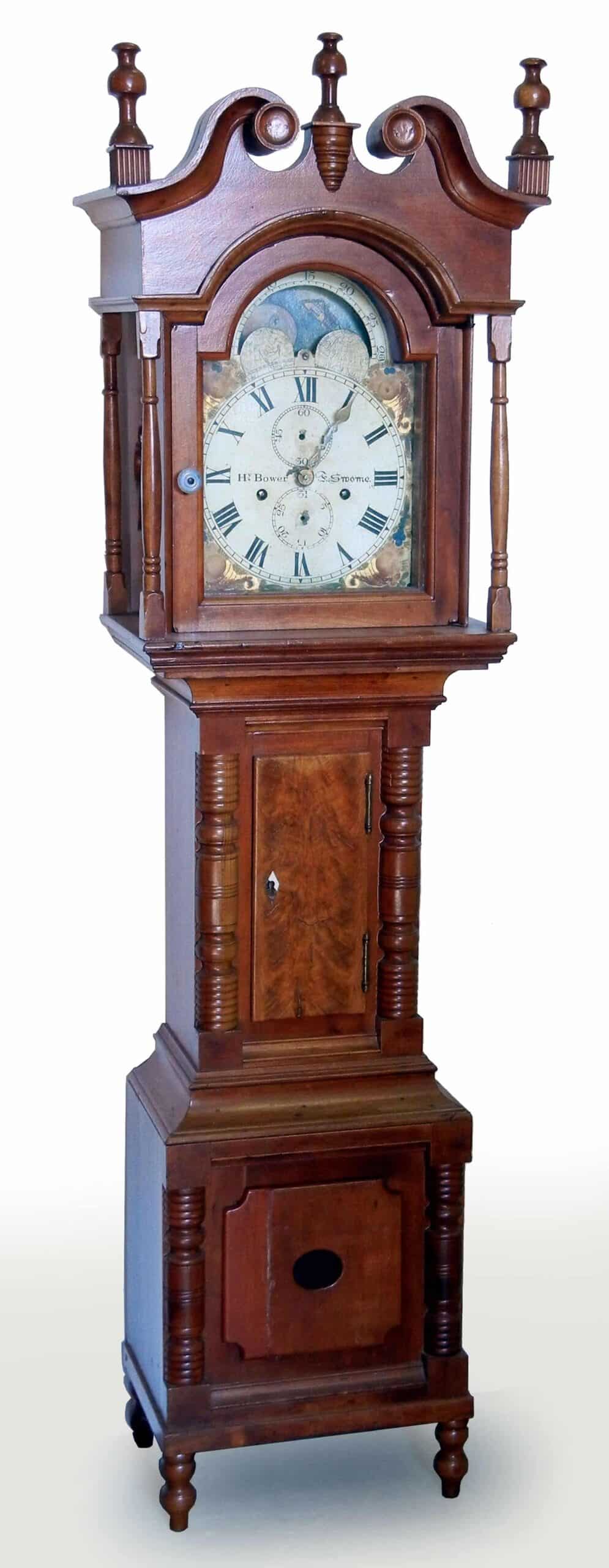 Miniature tall case clock, $31,625, Stephenson’s