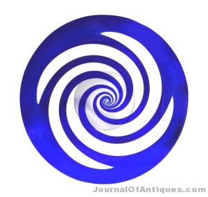 Blue Twist Plate