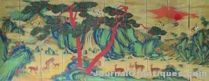 Asian longevity screen, $603,750, James D. Julia