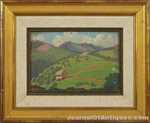 Miguel Pou painting, $8,619, Crescent City