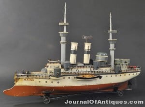 Marklin Battleship Maine, $64,900, Bertoia Auctions