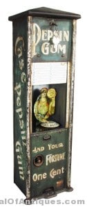Pepsin Gum tin dispenser, $57,000, Showtime Auction