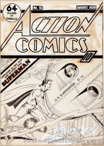 Rare Superman Cover Art, High Grade Comics Sell Big