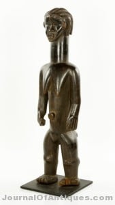 Gavels 'n' Paddles: Carved wooden Bassa figure, $90,000, Kaminski Auctions