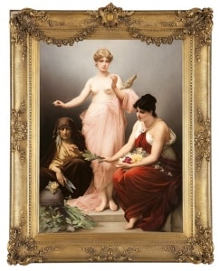 Gavels 'n' Paddles: Berlin KPM plaque, $36,000, John Moran