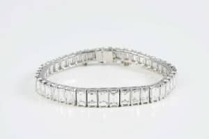 Gavels 'n' Paddles - 14kt white gold bracelet, $32,400, Morphy Auctions