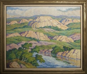 Gavels 'n' Paddles - Birger Sandzen painting, $43,125, Manitou Auctions