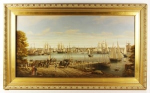 Gavels 'n' Paddles - Brian Coole oil on board, $19,800, Kaminski Auctions