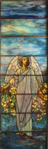 Gavels 'n' Paddles: Tiffany Studios window, $71,300, Cottone Auctions