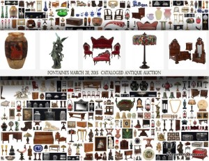Fontaine's Cataloged Antique Auction Scheduled for Saturday, March 28th