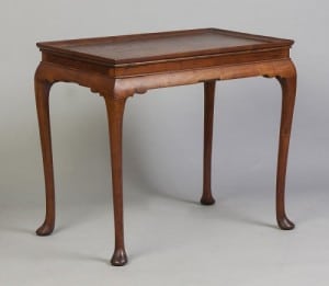 Gavels ‘N Paddles: Queen Anne tray-top table, $299,000, Cottone Auctions