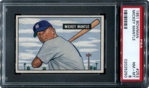 Mantle, Mays Rookie Cards Reach New Heights in memory Lane Auction