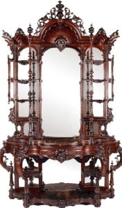 Gavels n Paddles: Thomas Brooks etagere, $63,250, Stevens Auction