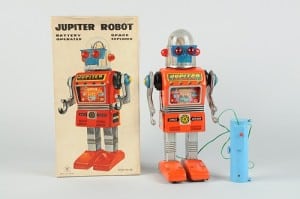 Gavels ‘N Paddles: Jupiter Robot with box, $36,000, Morphy Auctions