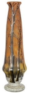 Gavels n' Paddles: Daum Nancy art glass vase, $12,000, Woody Auction
