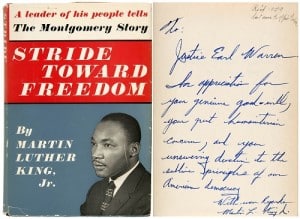 Gavels n' Paddles: MLK, Jr. inscribed book, $49,335, Hake's Americana