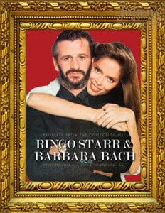 Property from the Collection of Ringo Starr & Barbara Bach to be Auctioned by Julien's Auctions, December 4-5
