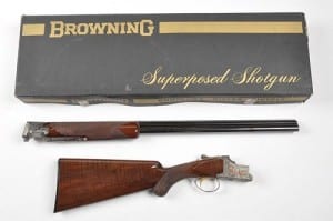 Gavels n Paddles: Belgian Browning shotgun, $27,600, Morphy Auctions