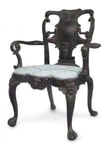 Gavels n Paddles: George II armchair, $437,000, Christie's