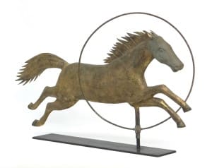 Gavels n Paddles: A. L. Jewel weathervane. $11,115, Copake Auction