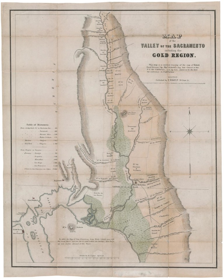 California gold map