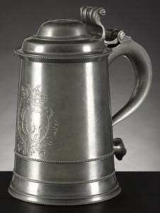 Gavels 'n' Paddles: American pewter collection, $282,800, Pook & Pook, Inc.