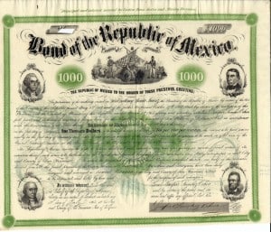 Gavels 'n' Paddles: Republic of Mexico bond, $8,555, Archives International