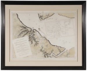 Gavels 'n' Paddles: Revolutionary War chart, $141,600, Brunk Auctions