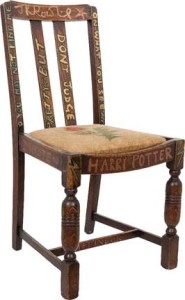 J.K. Rowling’s chair, in which she wrote the first two Harry Potter books, to cross the auction block