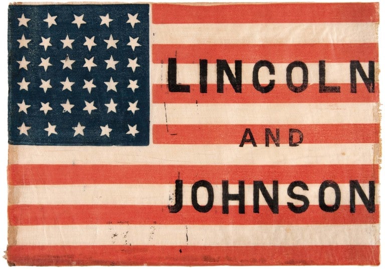 1864 Lincoln campaign flag