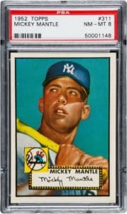 Gavels 'n' Paddles: Mickey Mantle rookie card, $501,900, Heritage Auctions