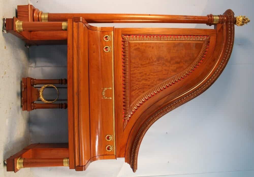 Victorian giraffe piano rotated