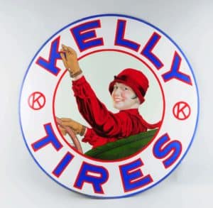 Gavels 'n' Paddles: Kelly Tires logo sign, $94,550, Morphy Auctions