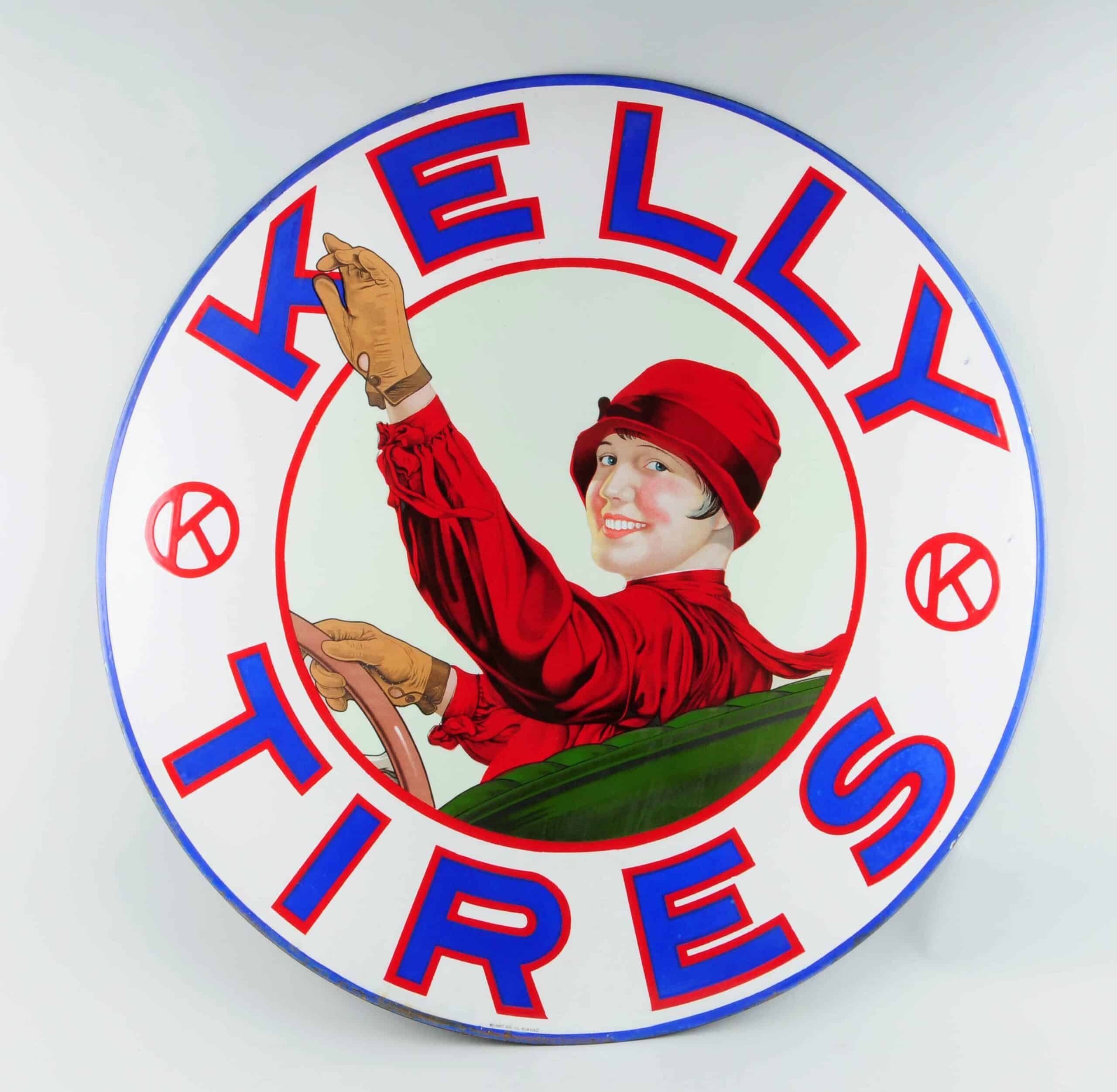 Kelly Tires logo sign