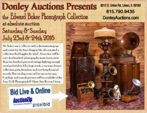 Massive Phonograph & Vintage Lighting Collection Hits Donley Auctions Auction Block in July