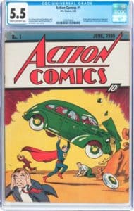 An unrestored copy of Action Comics #1 – featuring the first appearance of Superman - Coming to Auction