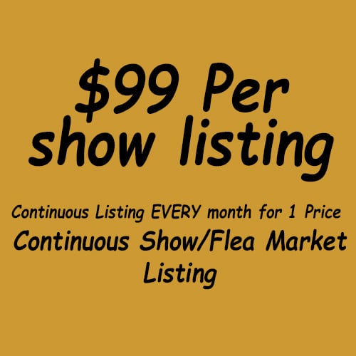 2017 Antique (Continuous Listing) Show / Flea Market Directory Listing