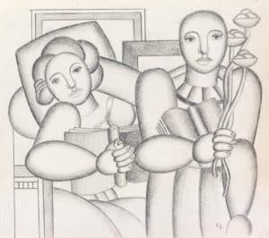 Gavels 'n' Paddles: Leger pencil drawing, $125,000, Swann Auction